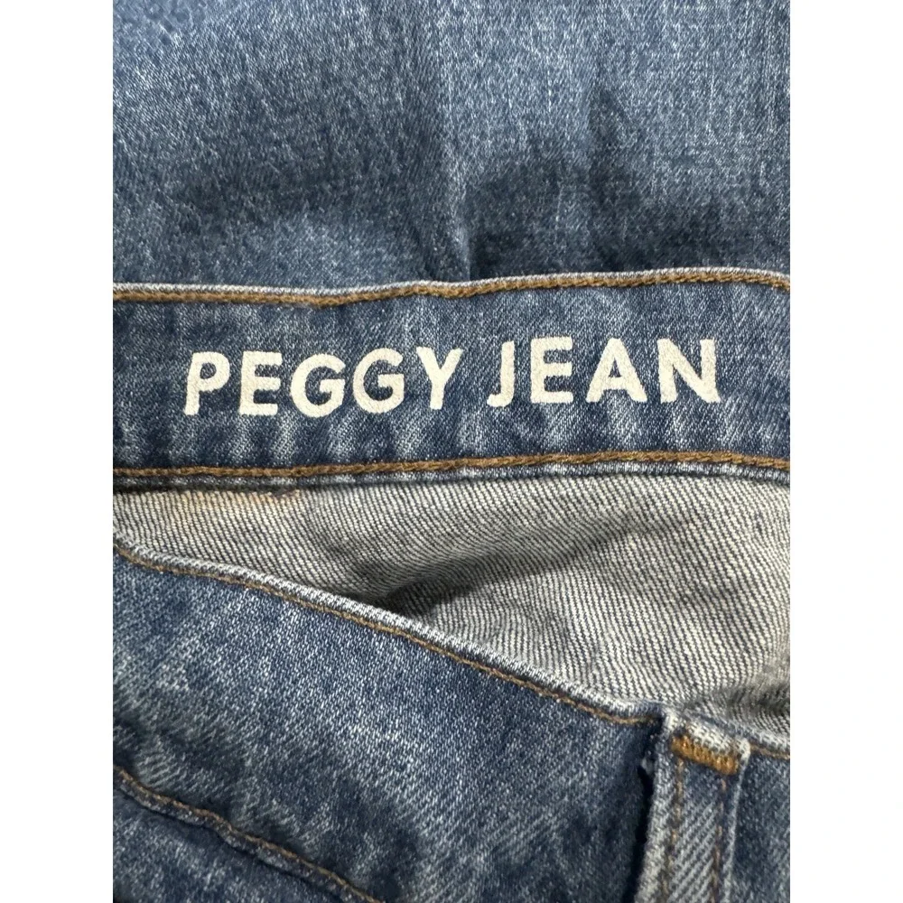 J. Crew Peggy Jean Womens 32x26 High Rise Denim Jeans Stretch Large Belt Loops